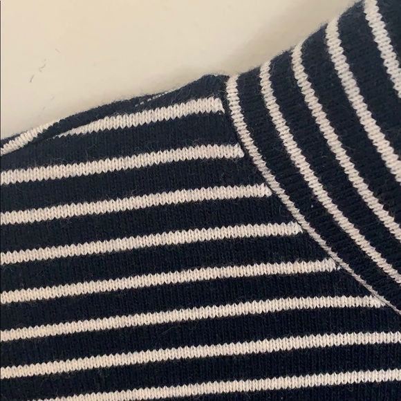 MIXXMIX Mock Neck Striped Long Sleeve Shirt - Picture 3 of 3